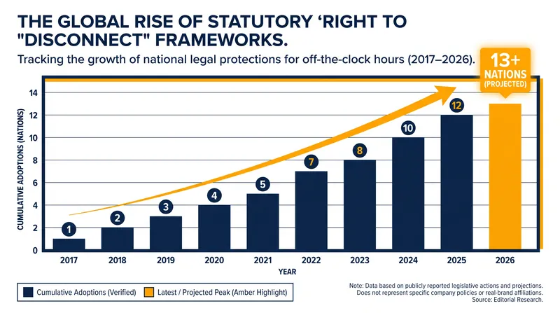 The global footprint of right to disconnect legislation continues to expand.