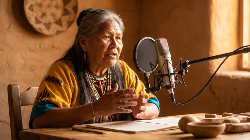 Archiving oral histories is the critical first step in building the datasets needed to train community-owned language models.