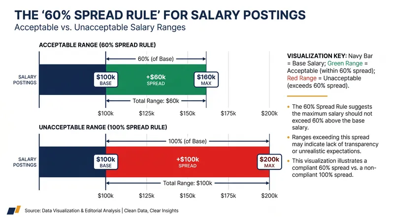 New regulations, like New Jersey's 60% spread rule, are designed to prevent employers from posting artificially broad salary bands.
