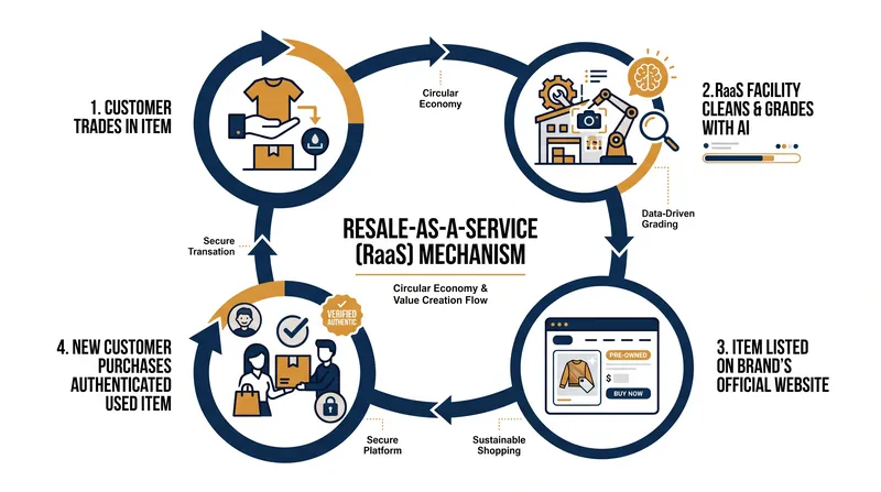 Resale-as-a-Service providers handle the complex logistics of single-item inventory on behalf of major brands.