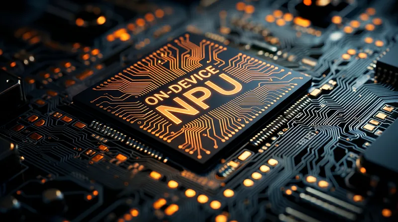 Dedicated silicon allows complex matrix math to run locally without draining battery life.