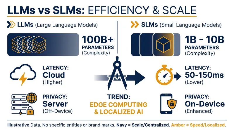 How Small Language Models compare to traditional cloud-based AI.