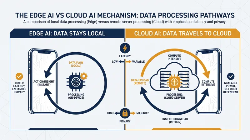 Edge AI ensures sensitive data never leaves the physical device.