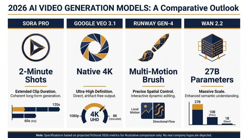 The 2026 AI video landscape is divided between high-end proprietary suites and powerful open-source models.