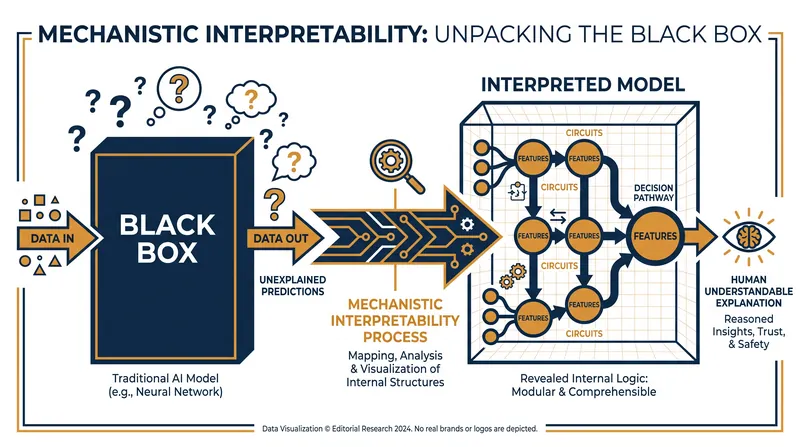 Instead of treating AI as an opaque oracle, researchers map the specific 'features' and 'circuits' that drive its decisions.
