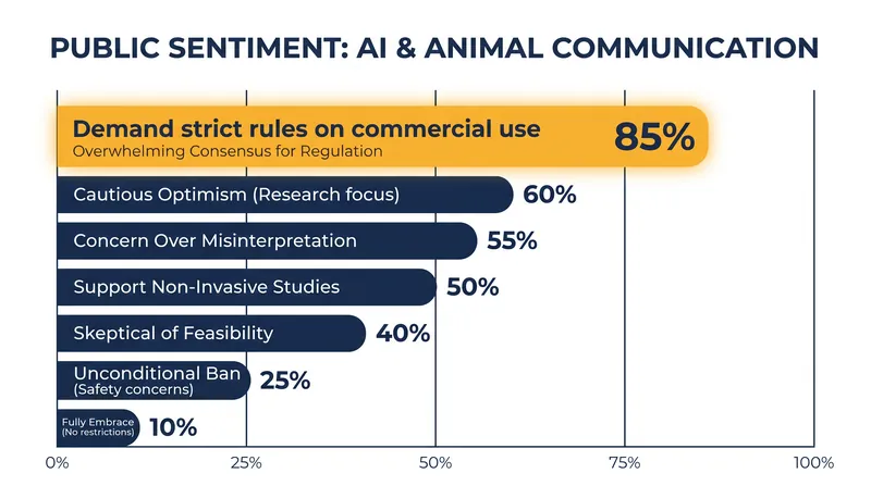 A 2025 global survey revealed strong public demand for ethical regulations on interspecies communication technology.