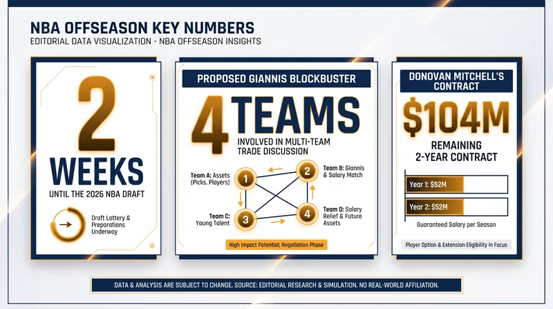 Key figures driving the 2026 NBA offseason transaction market.