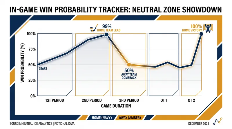 The wild momentum swings of Game 3 saw Vegas nearly blow a 99% win probability before recovering in double overtime.