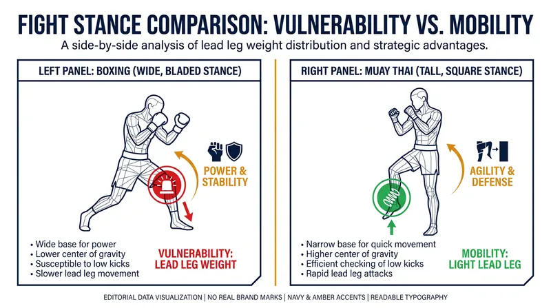 The evolution of the MMA stance: Fighters are moving away from heavy-footed boxing postures to avoid devastating low kicks.