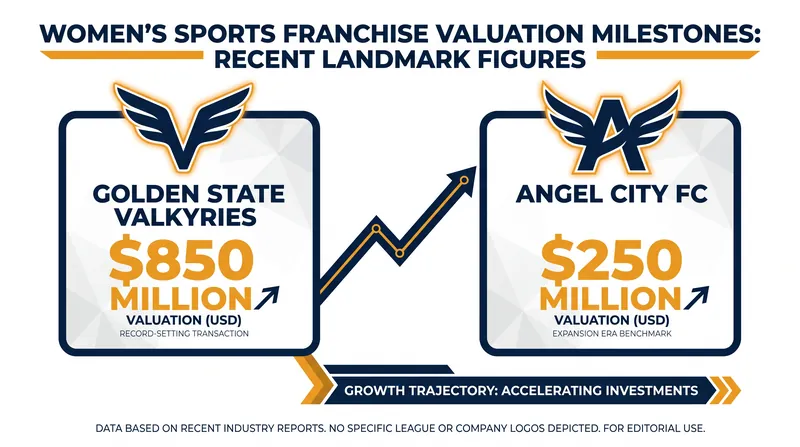 Franchise valuations have skyrocketed, with top teams now commanding enterprise values in the hundreds of millions.