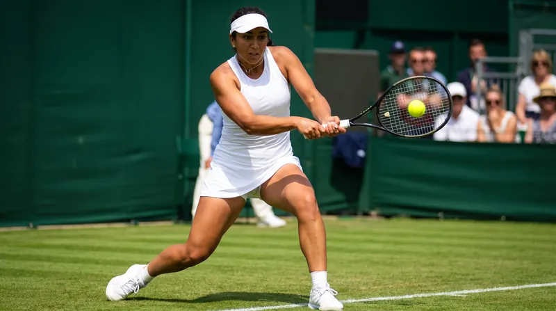 Aggressive, first-strike tennis is heavily rewarded on the low-bouncing lawns.