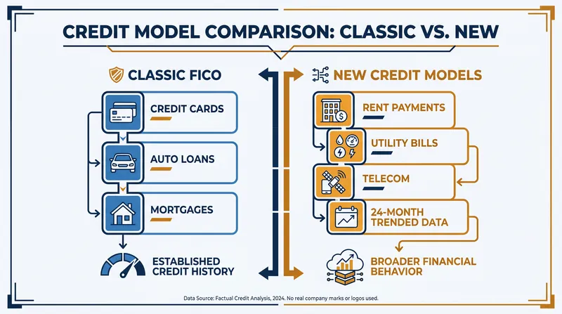 How alternative credit models differ from legacy scoring systems.