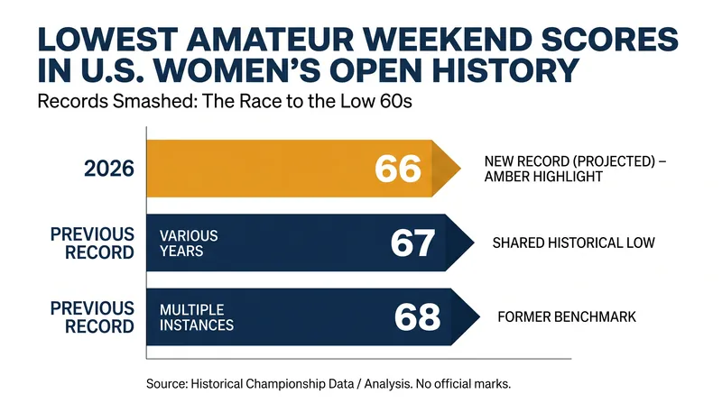 Asterisk Talley's third-round 66 set a new benchmark for amateur weekend performance.