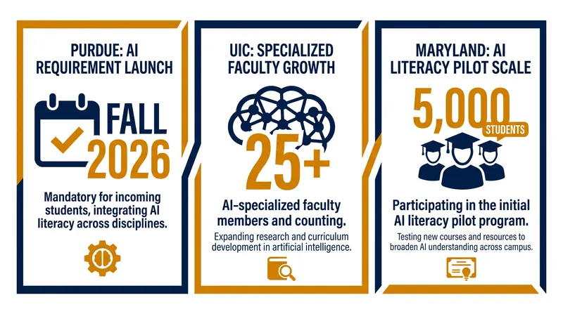 Key figures in the nationwide rollout of AI literacy programs.