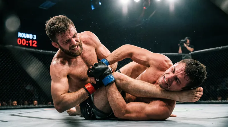Bryce Mitchell secured a dramatic buzzer-beating submission with just eight seconds left in the fight.