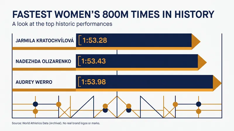Werro's time in Stockholm was the fastest women's 800m performance in 43 years.