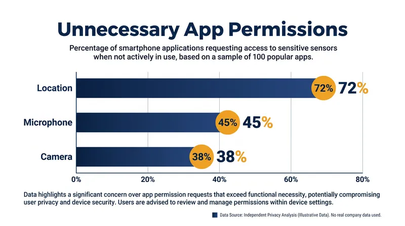 Routinely auditing app permissions prevents unnecessary data harvesting.