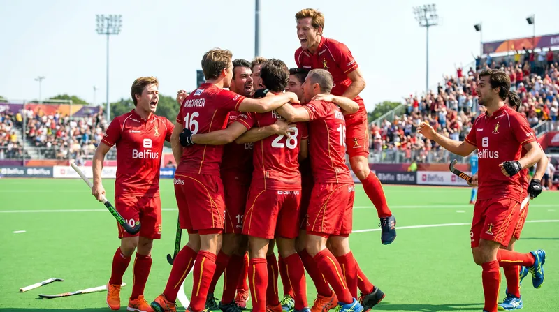 Belgium's Red Lions are feeding off home-crowd energy in Wavre as they build momentum for the World Cup.