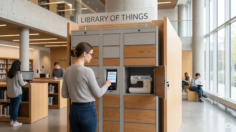 Self-service lockers are expanding the reach of the sharing economy by offering extended, convenient borrowing hours.