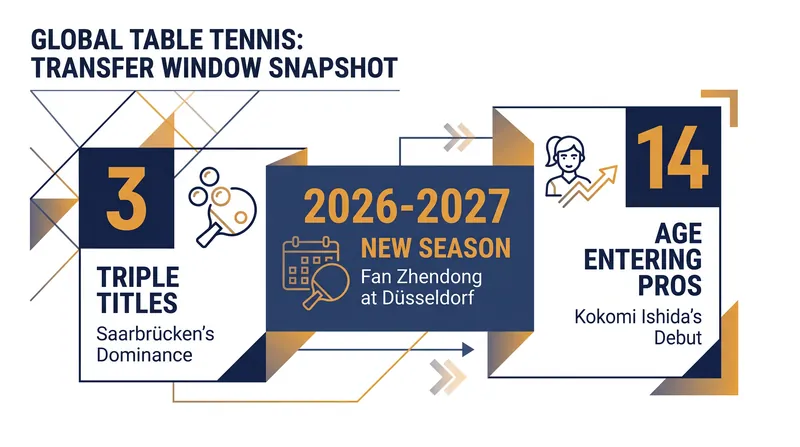 Key figures defining the 2026 table tennis off-season.