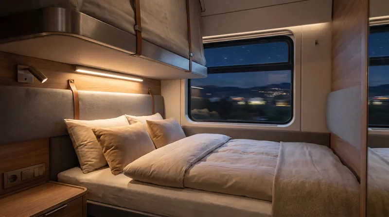 Next-generation sleeper trains feature upgraded privacy options, including solo 'Mini Cabins' and en-suite showers.