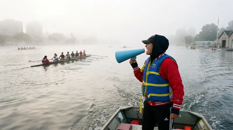 In addition to his international racing career, Copus serves as the head coach for the Fordham University Men's Crew.