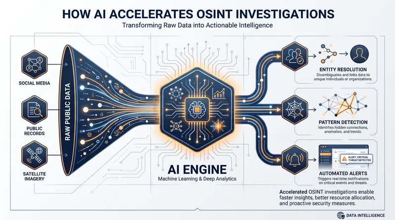 By 2026, roughly 60% of enterprise OSINT platforms utilize AI to automate data correlation.