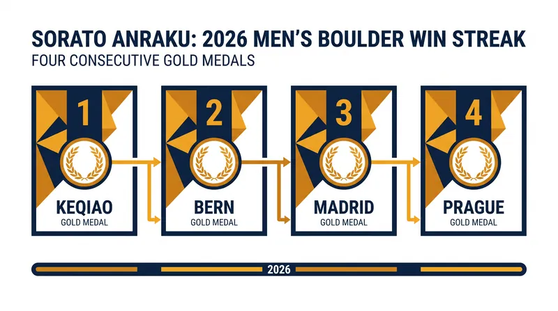 Sorato Anraku's unprecedented four-event winning streak in the 2026 season.