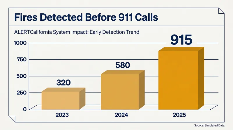 In 2025, the ALERTCalifornia network caught hundreds of fires before the public reported them.