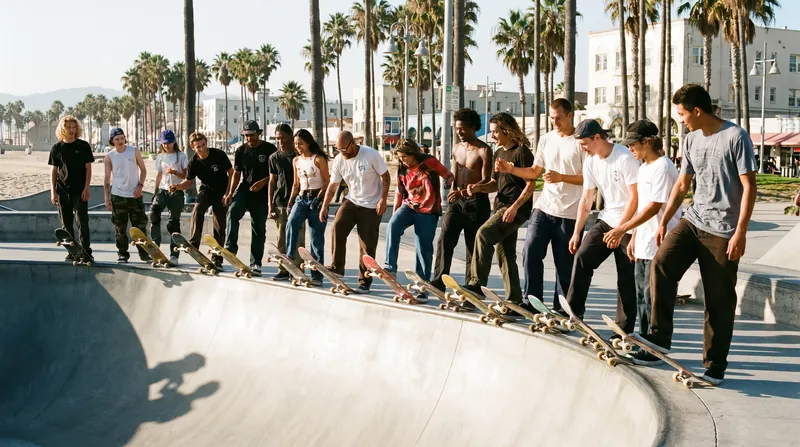 Tapping boards on the coping is a universal sign of respect and encouragement among skateboarders.