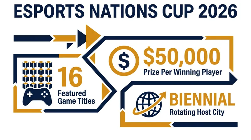 Key figures for the inaugural Esports Nations Cup in Riyadh.