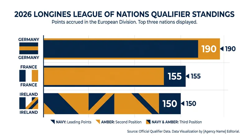 Germany has taken a commanding lead in the 2026 Longines League of Nations qualifying series.