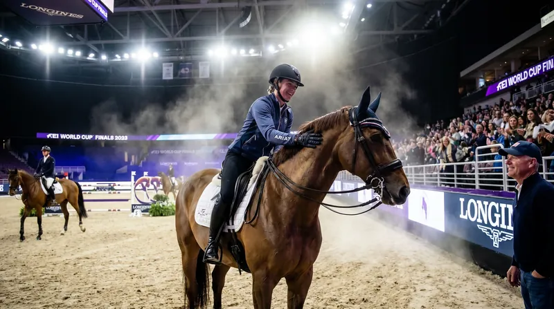 Michael Pender was thrilled with the performance of his 10-year-old mount, HHS Cyprus.