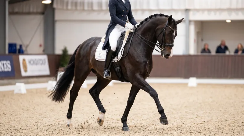 Dressage prospects, such as the €400,000 Lordswood Dancing Diamond III, were successfully integrated into the auction.