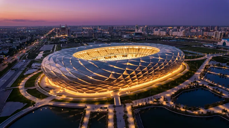 The Barys Arena in Astana, Kazakhstan, will host the relocated 2026 Senior World Championships this October.