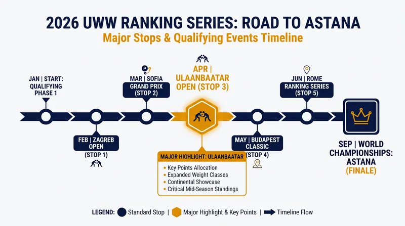 The Ulaanbaatar Open serves as a crucial seeding tournament ahead of the World Championships in October.