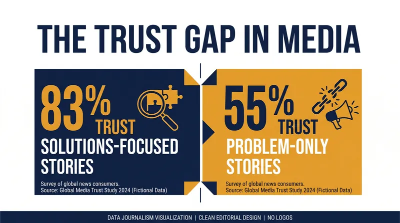 Constructive reporting formats have been shown to significantly boost audience trust in the news outlet.