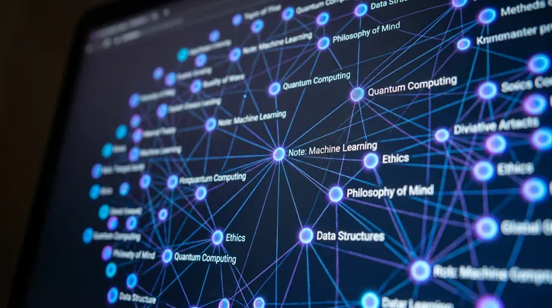 Over time, a Second Brain evolves from a folder of notes into an interconnected personal knowledge graph.