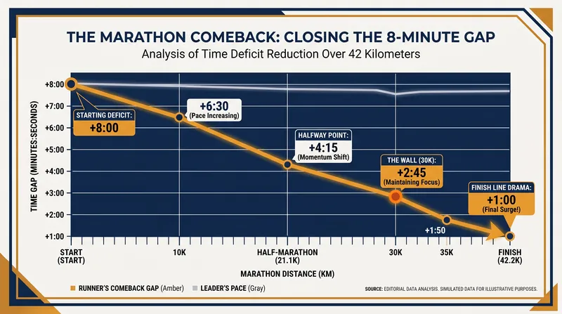 Laura Philipp steadily erased an eight-minute deficit during the marathon.