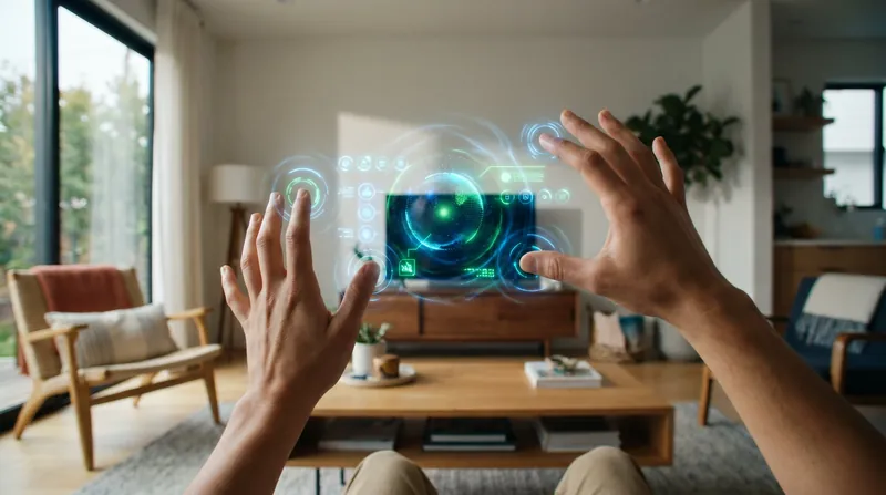 Apple's visionOS relies entirely on eye-tracking and hand gestures, abandoning physical controllers.