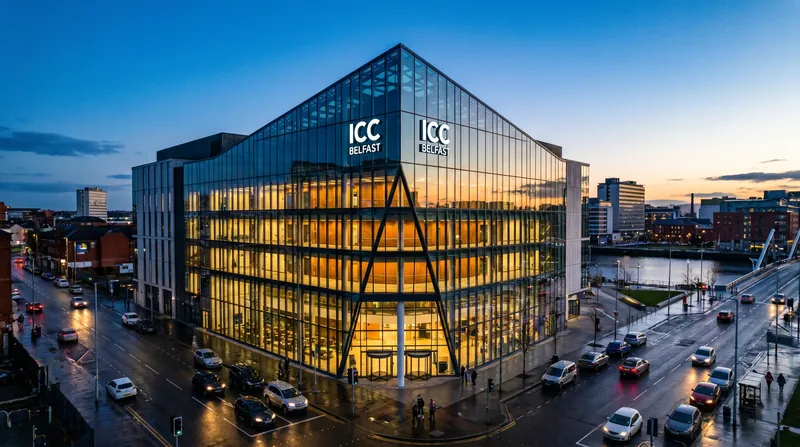Belfast's International Convention Centre will host the crucial Euro 2028 qualifying draw in December 2026.