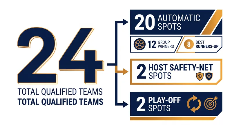 How the 24 spots for UEFA Euro 2028 will be allocated among the 54 member associations.