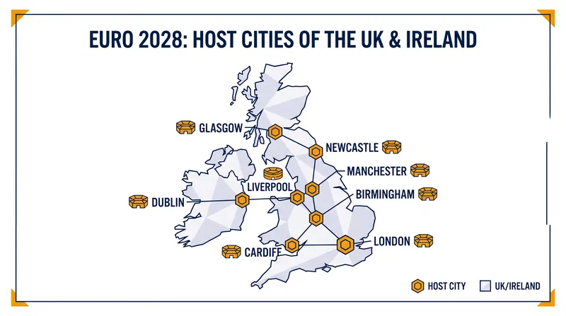 The tournament will be spread across nine stadiums in eight cities.