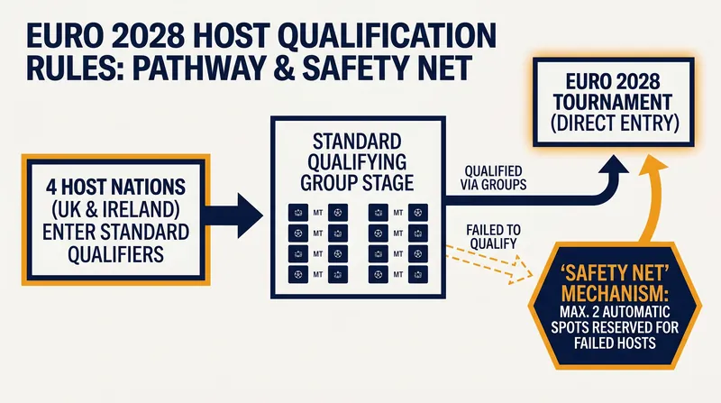 How the host nations will navigate the Euro 2028 qualification process.
