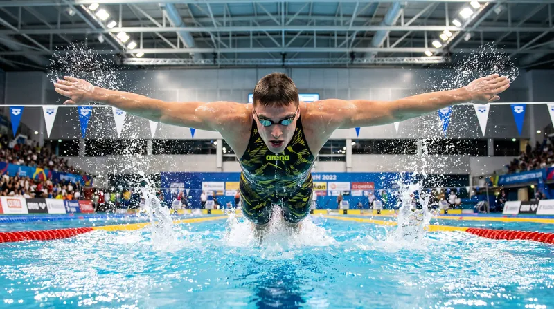 International swimming stars like France's Leon Marchand are looking to cement their legacies in the Los Angeles pool.