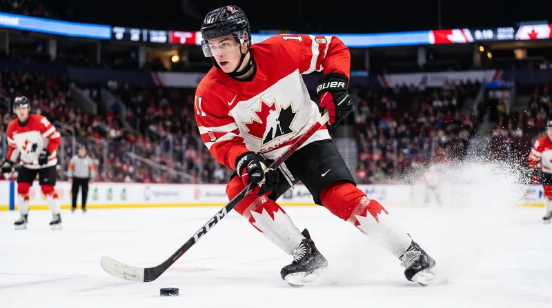 Canadian forward Macklin Celebrini emerged as one of the tournament's brightest breakout stars.