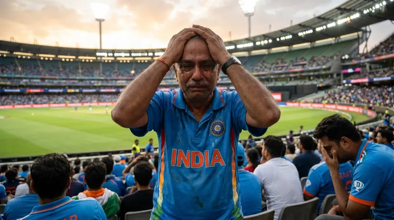 A crowd of over 100,000 fans fell silent as Australia systematically chased down India's total.