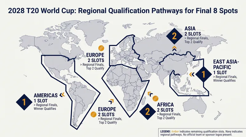 The remaining eight tournament spots will be decided through a grueling series of regional qualifiers.