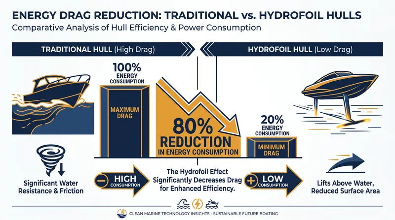 How hydrofoiling bypasses the density of water to save energy.