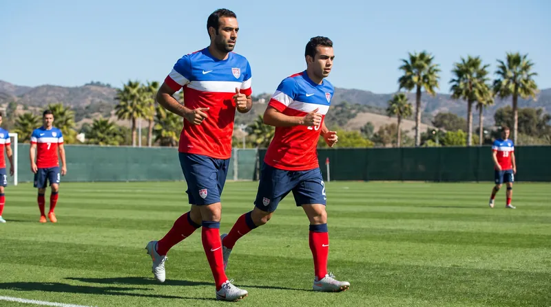 The USMNT trains in California ahead of their opening match, blending 2022 veterans with fresh faces.
